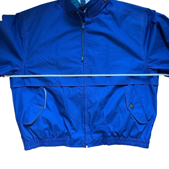London Fog Windbreaker Jacket Men XL Blue Collared Full Zip Long Sleeve Casual - Picture 12 of 16